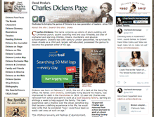 Tablet Screenshot of charlesdickenspage.com